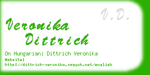 veronika dittrich business card